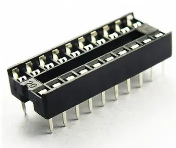 100ШТ 20-пинов конектор DIL DIP IC за определяне на печатна платка за нова електроника направи си сам
