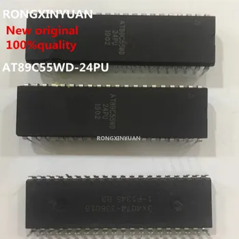 50шт НОВ оригинален чип на микроконтролера AT89C55WD-24PU AT89C55WD