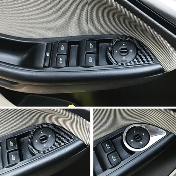 ABS Хромирана Дръжка Регулиране на Огледалата за Обратно виждане, Тампон върху Лентата, Аксесоари за Ford Focus 3 4 MK3 MK4 2012-2018