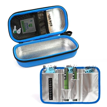 EVA Чанта за инсулин, защитна чанта за съхранение, медицински инсулинова охладител, пътнически джобен пакети, чанта за замразяване на лекарства, кутия за хора с диабет