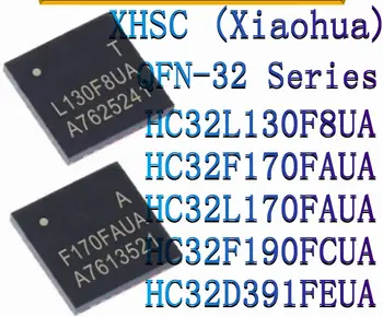 HC32L130F8UA HC32F170FAUA HC32L170FAUA HC32F190FCUA HC32D391FEUA Комплектът включва: чип QFN-32 (MCU/MPU/SOC)