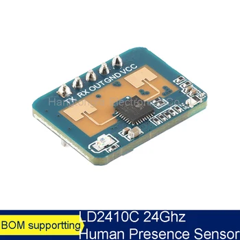 LD2410C 24 Ghz Сензор за Присъствие на Човека HLK-LD2410C 24G Модул Радарного Сензор Милиметрова Вълна Безконтактно Откриване на Пулс И Движение