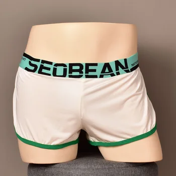 SEOBEAN, свободни пижамные панталони с висока цепка, прозрачно, бързо съхнещи шорти Aro pants, секси, модерен, копринена, гладка, дишащи