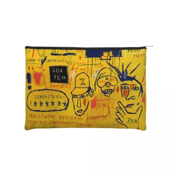 Африканска Косметичка Дамска Мода-Голям Капацитет На Jean Michel Basquiats Косметичка За Съхранение На Козметични Консумативи