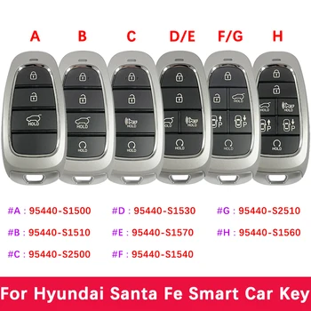 Вторичен Ключ За Hyundai Santa Fe Remote 47 Чип 433 Mhz 95440-S1500 95440-S1510 S2500 S1530 S1540 S1560 S1570 S2500 S2510