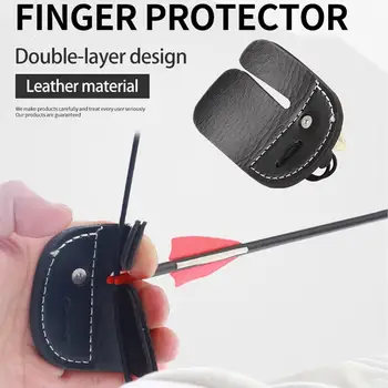 Защита за стрелба с лък за пръстите на дясната ръка Аксесоари за изогнутого лук Защита за пръстите на Трайни Извити лъкове Защита за пръстите на Ото за пръстите на B9W6