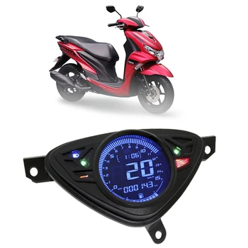 Измерване на скоростта на мотоциклета с цветен LCD-дисплей, сензор за температура на маслото, Регулируема на Километража за Yamaha Mio