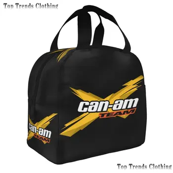 Изолирана чанта за обяд Can Am Team за жени за Ендуро-кроссового мотокрос в битумном велосипед, с възможност за продължителна употреба, Термостат за Bento, Работа с кутия за Bento
