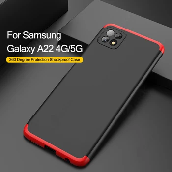 Калъф GKK За Samsung Galaxy A22 M32 A52 A72 5G и 4G С пълна защита, твърди матов калъф За Samsung A22 M32 A52 A72 A80, носене на Корпуса