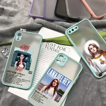 Калъф за телефон с плакат Lana Del Rey Singer Kraft, матиран прозрачен калъф за iphone 14 11 12 13 plus mini x xr xs pro max