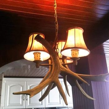 Модерен полилей TEMAR окачен лампа LED Antler творчески окачен тавана лампа за дома трапезария Декор осветителни тела