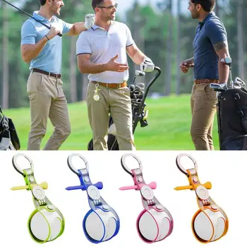 Поясная чанта с топка за голф Преносим калъф с притежателя на топка за голф Поясная чанта за съхранение на Ключодържател за голф Чанта за съхранение на открито Преносим чанта
