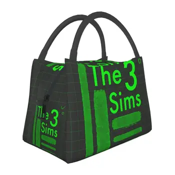 Преносими обяд-апарати The Sims Plumbob за жени, мултифункционален термоохладитель за игри, чанта за обяд с изолация от хранителни продукти