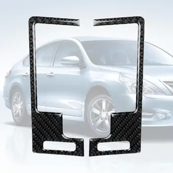 Стикер за автомобил от въглеродни влакна, отдушник, Самозалепващи панел, декоративни стикери за аксесоари модели 350Z 03 09