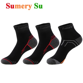 Чорапи За Мъже За Бягане Ежедневни Памук За Спортове На Открито В Червено-Оранжева Ивица На Компресия Черни Мъжки Подарък 2 Стил За Пътуване Meias