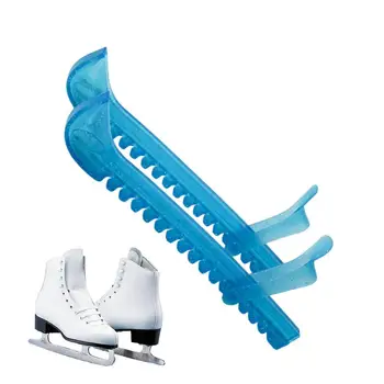 Щитове за кънки 2 елемента Универсални щитове за фигурата на каране Регулируема щитове кънки за хокей на Защита по ски за фигурни кънки
